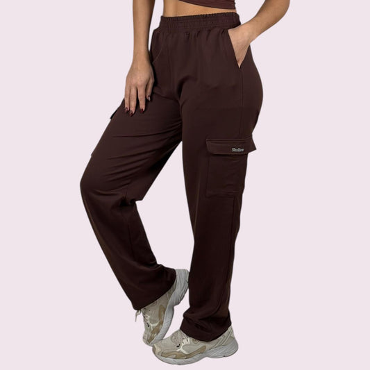 Calça Wide Moletom Coffee Unissex