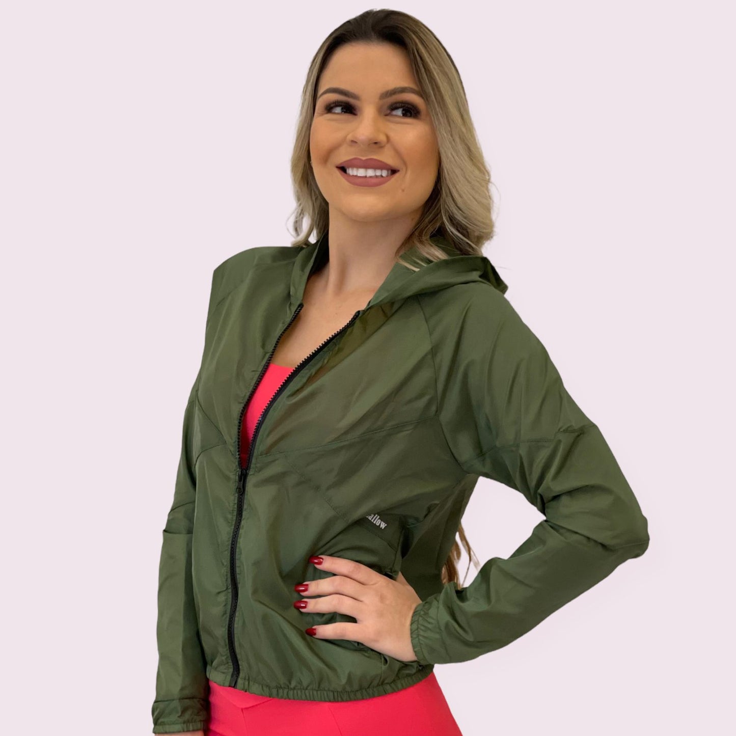 Corta Vento Verde Militar