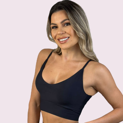 Top Cintia Suplex Preto