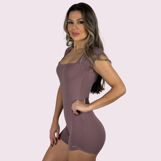 Macacão Marie Suplex Cacau