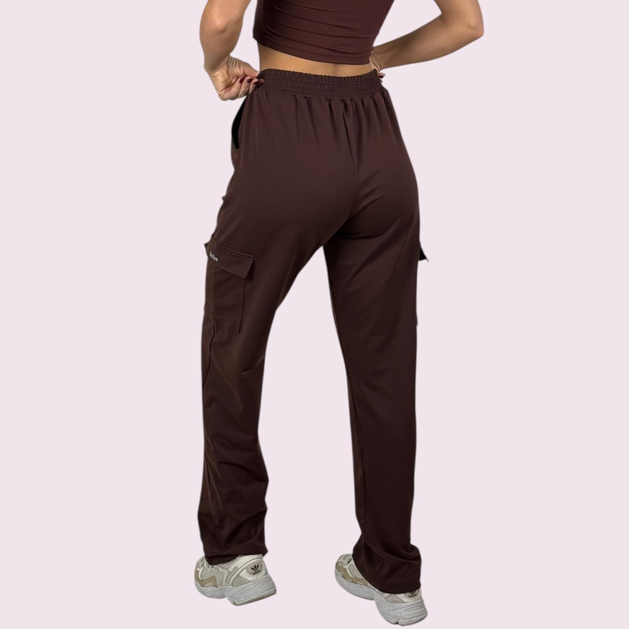 Calça Wide Moletom Coffee Unissex