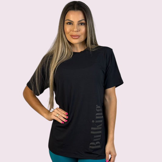 Camiseta Manga Curta Bulking Shallow Preta Unissex