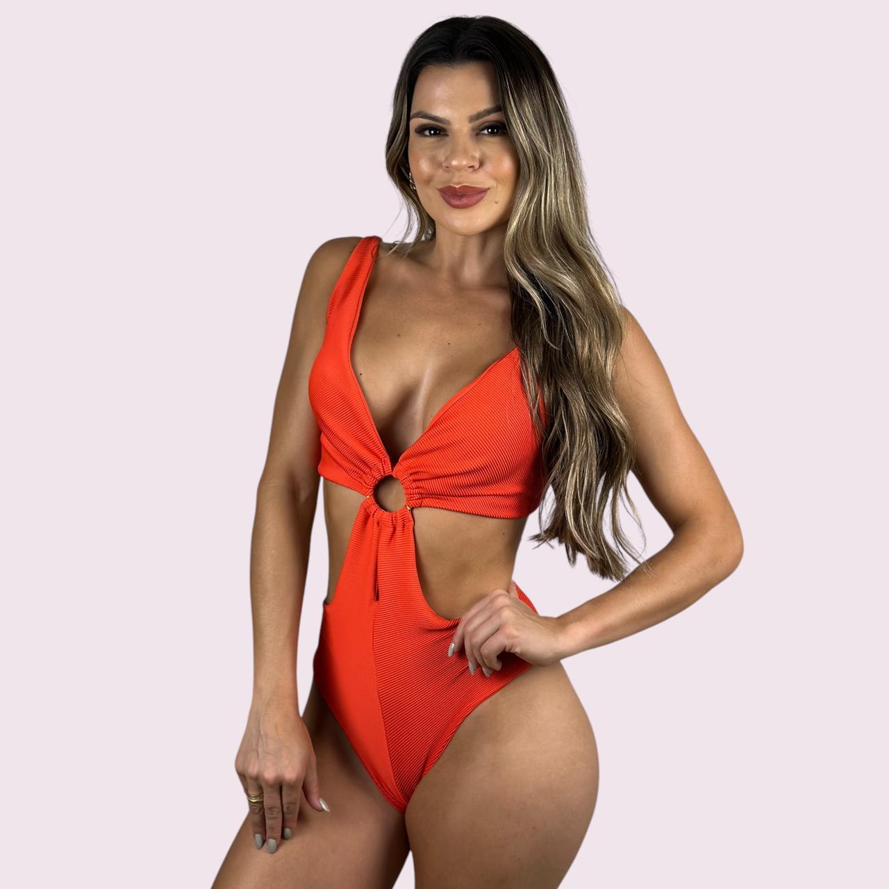 Maiô Bahamas Cotêlê Laranja