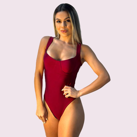 Body Annali Metalizado Cereja