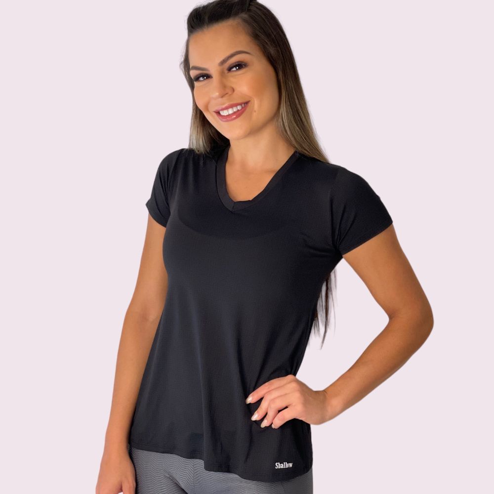 Camiseta Dry Fit Preto