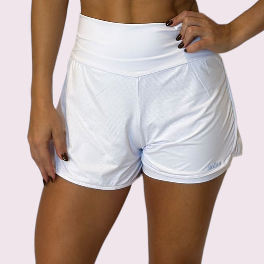 Shorts Dry Fit Branco
