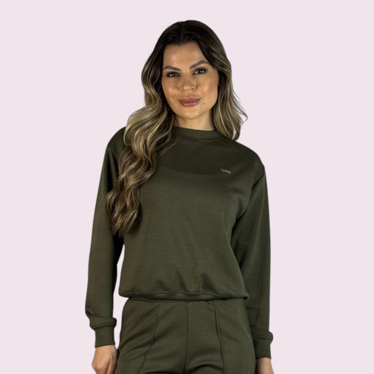 Moletom Scheila Verde Militar