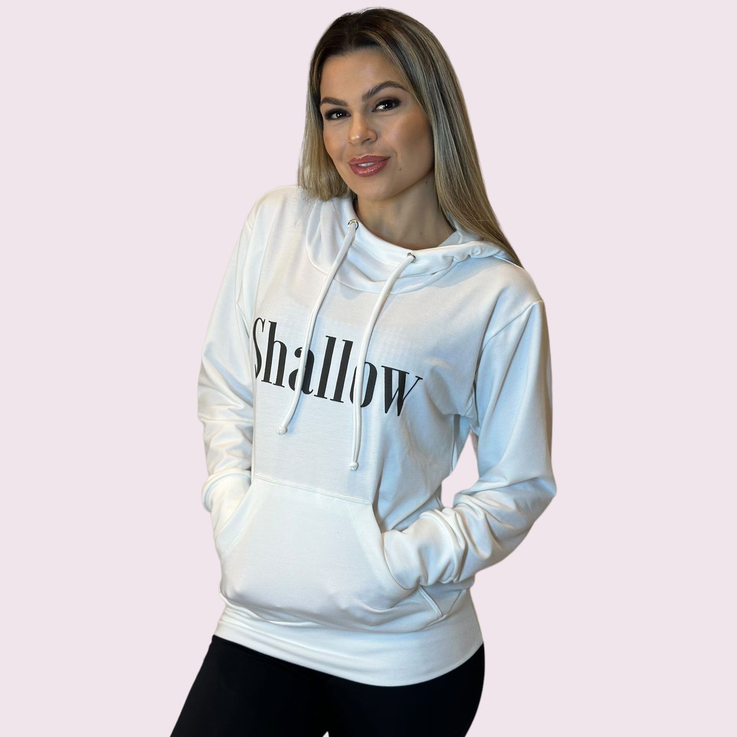 Moletom Longo Shallow Branco Unissex