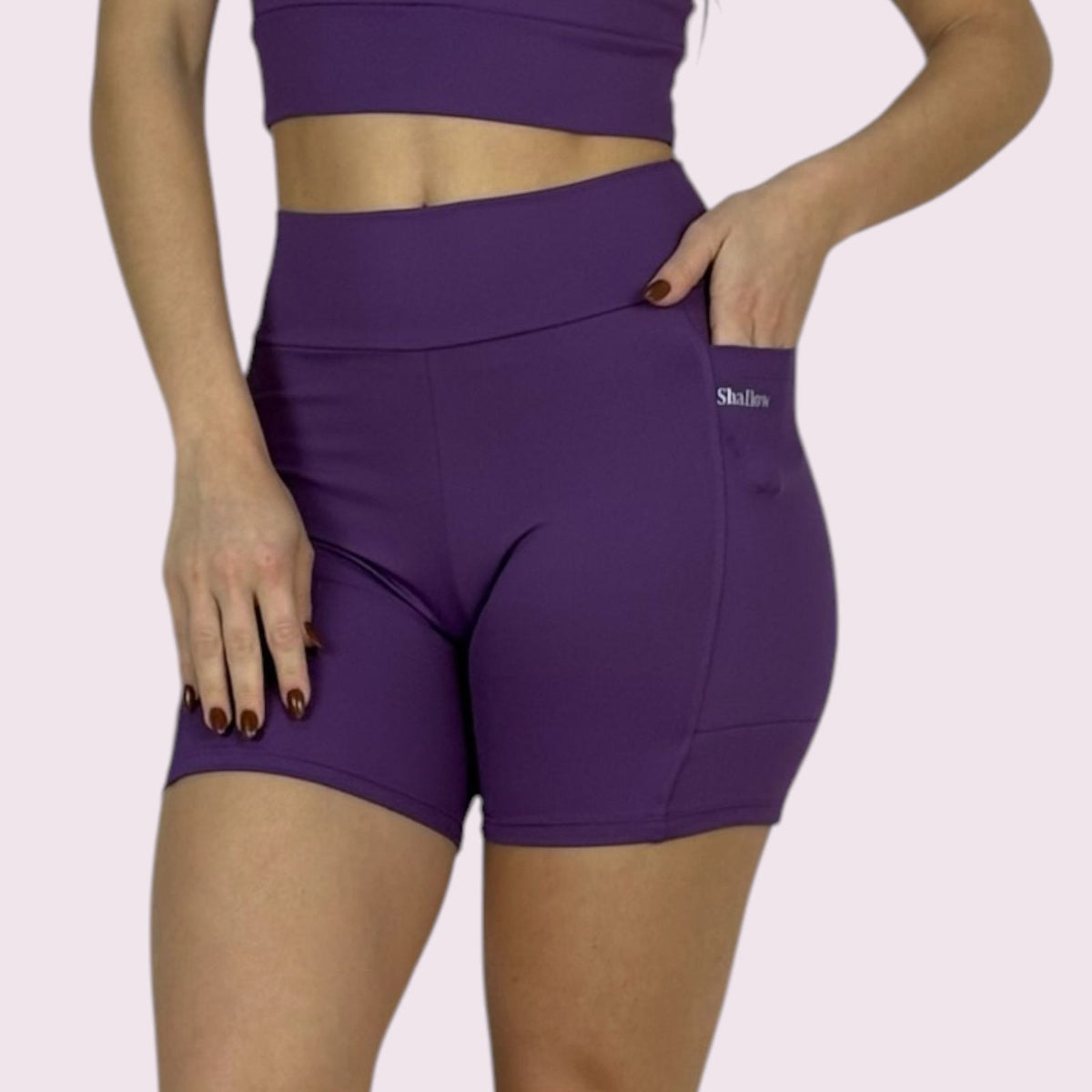 Bermuda com Bolso Suplex Cabernet