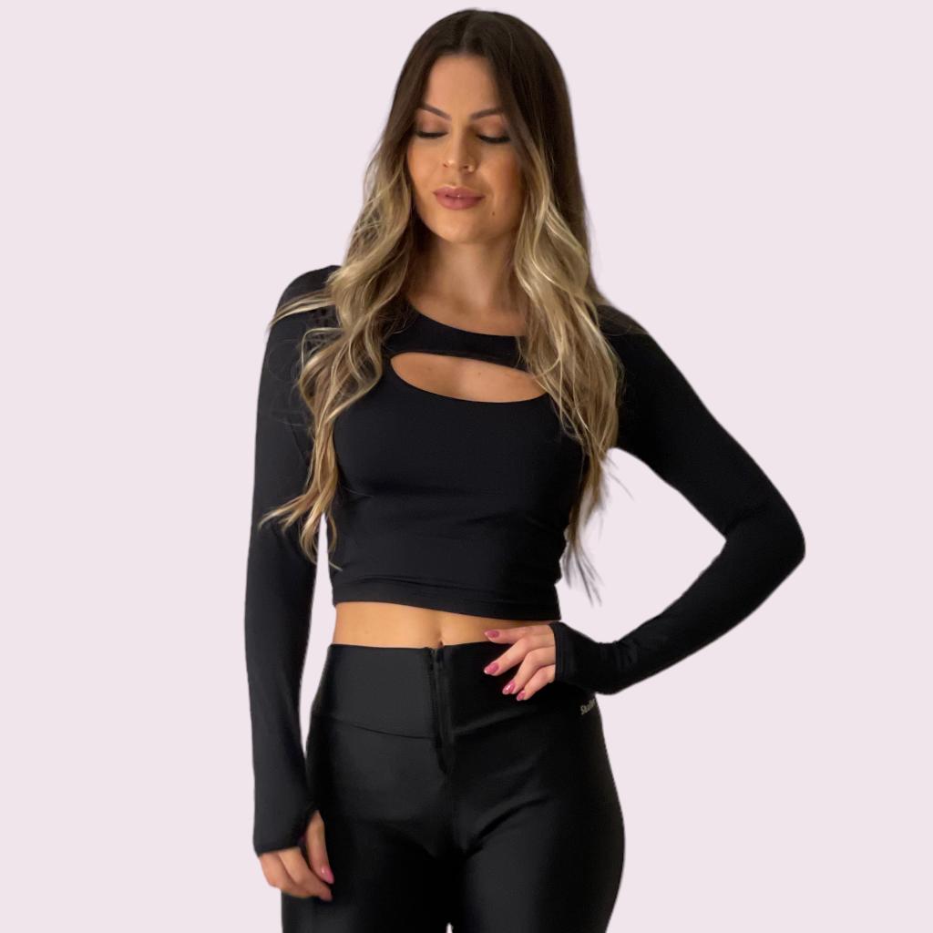 Cropped Mariana Preto