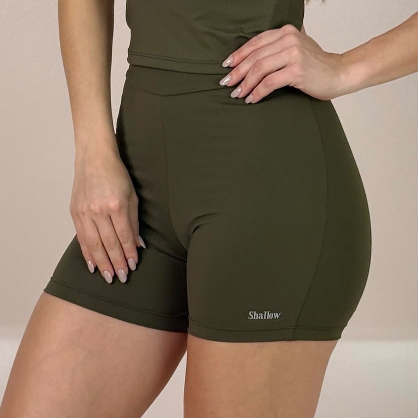 Shorts Elastic Suplex Verde Militar