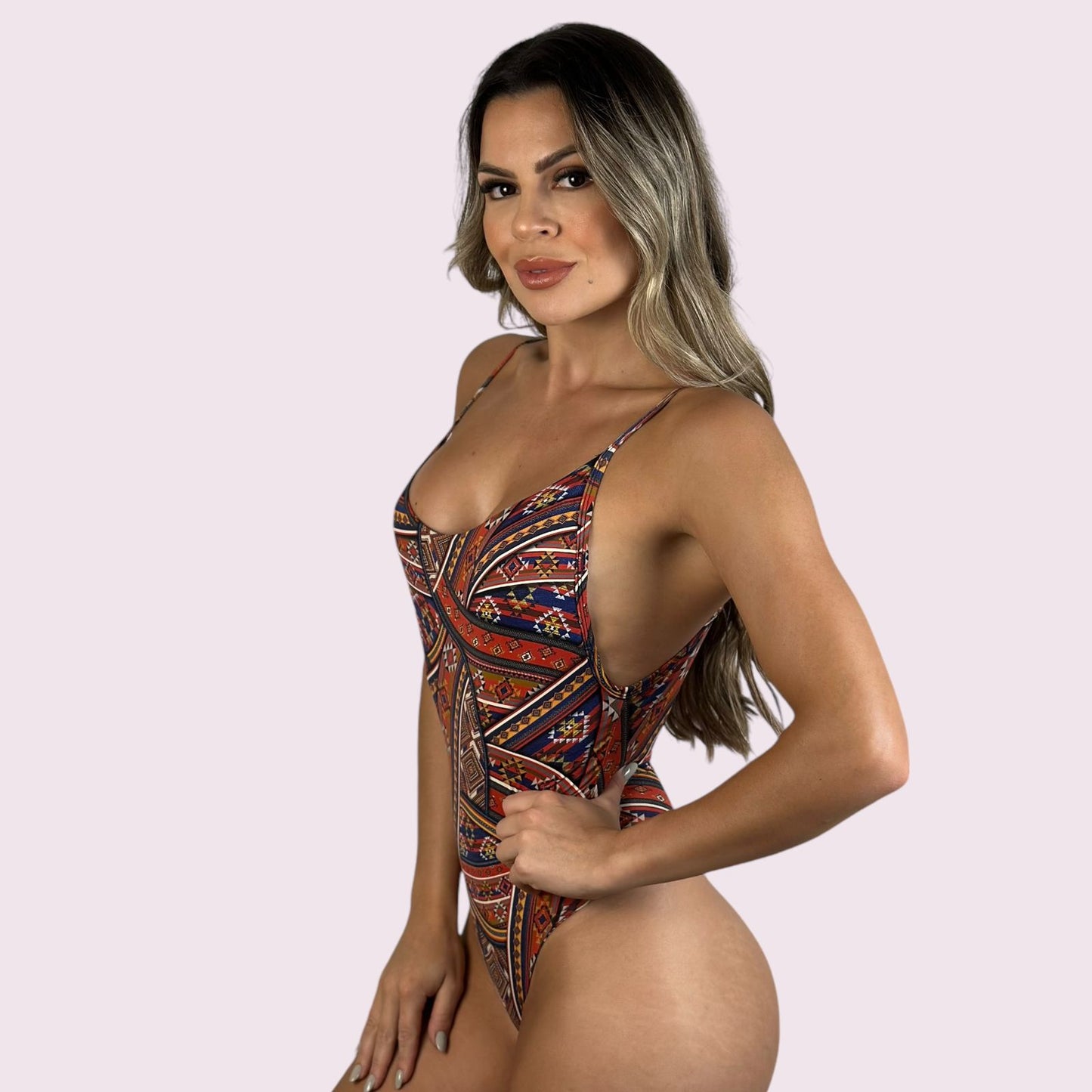 Maiô Capri Estampa Tribal