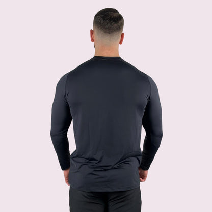 Camiseta Manga Longa Masculina Flow Preta