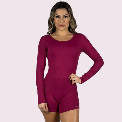 Macacão Maia Suplex Hibisco