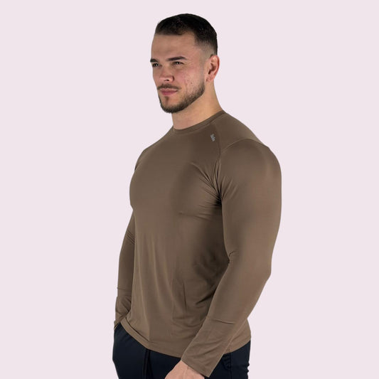 Camiseta Manga Longa Masculina Flow Coffee