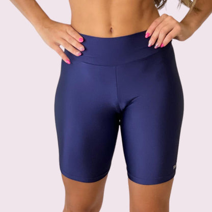 Bermuda Cós V Metalizado Marinho