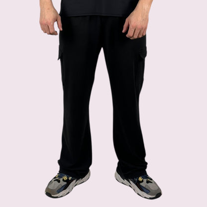 Calça Wide Moletom Preta