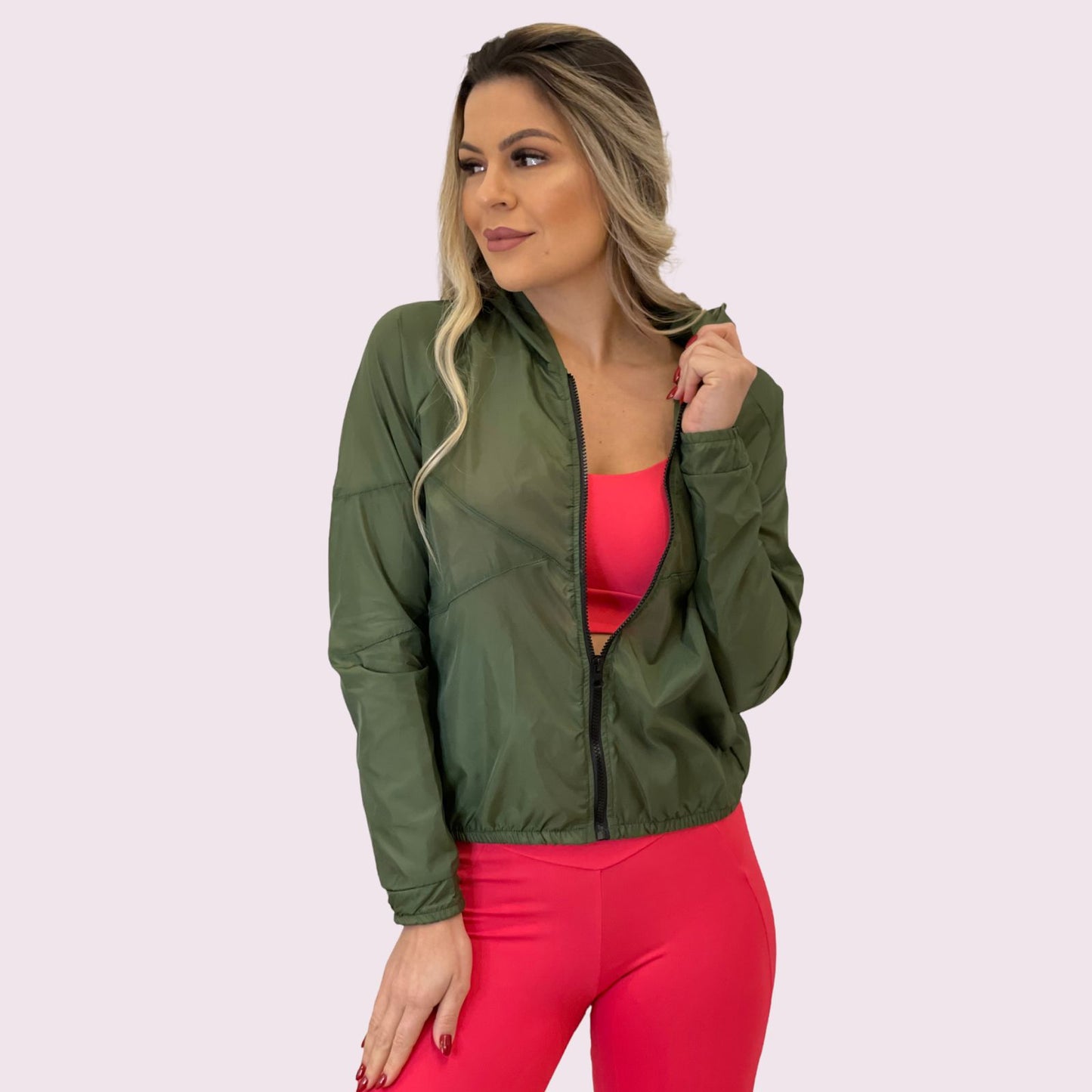 Corta Vento Verde Militar