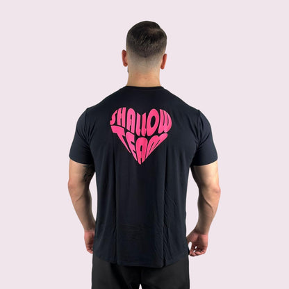 Camiseta Manga Curta Shallow Team Preta Unissex