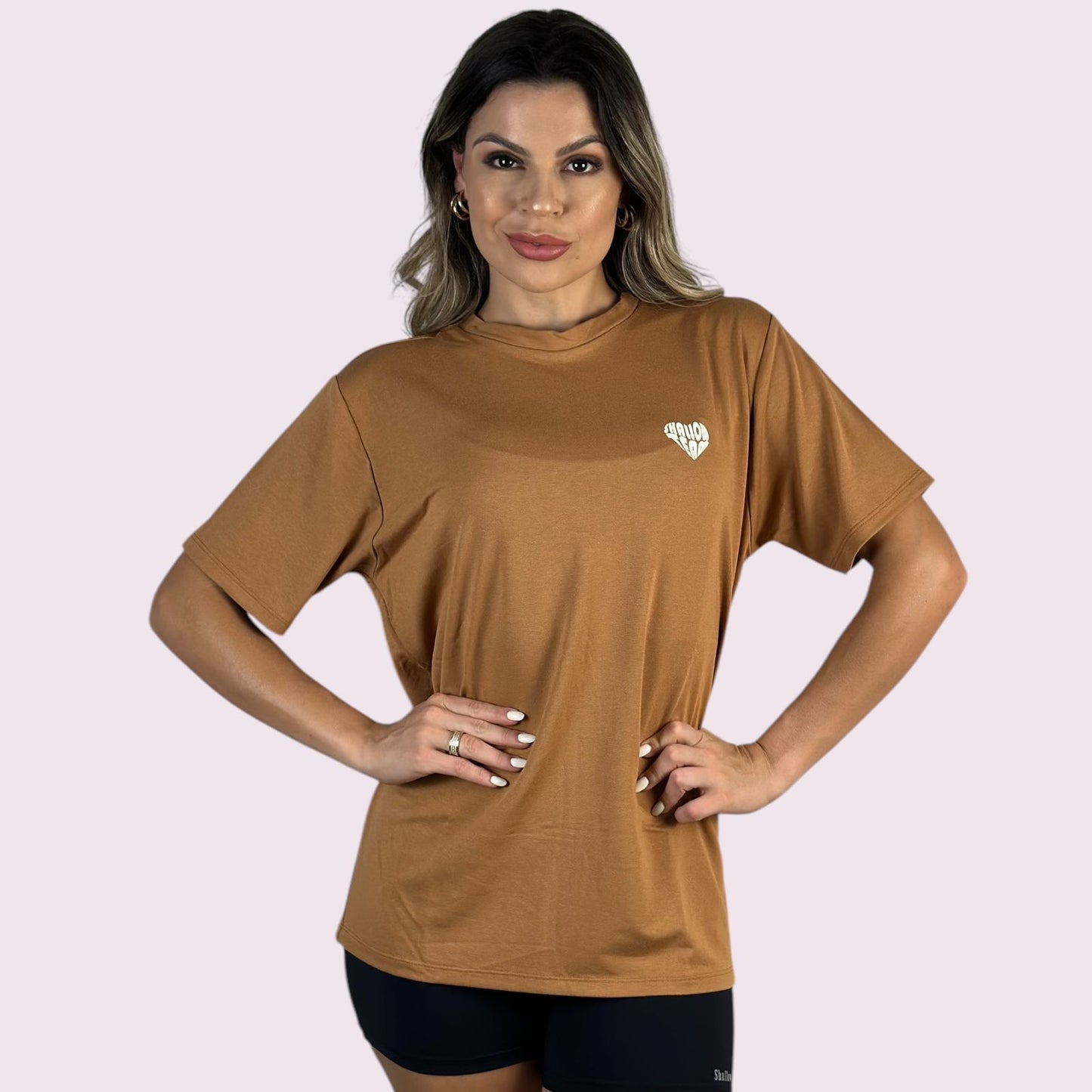 Camiseta Manga Curta Shallow Team Terracota Unissex