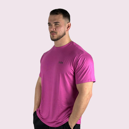 Camiseta Manga Curta Shallow Fúcsia Unissex