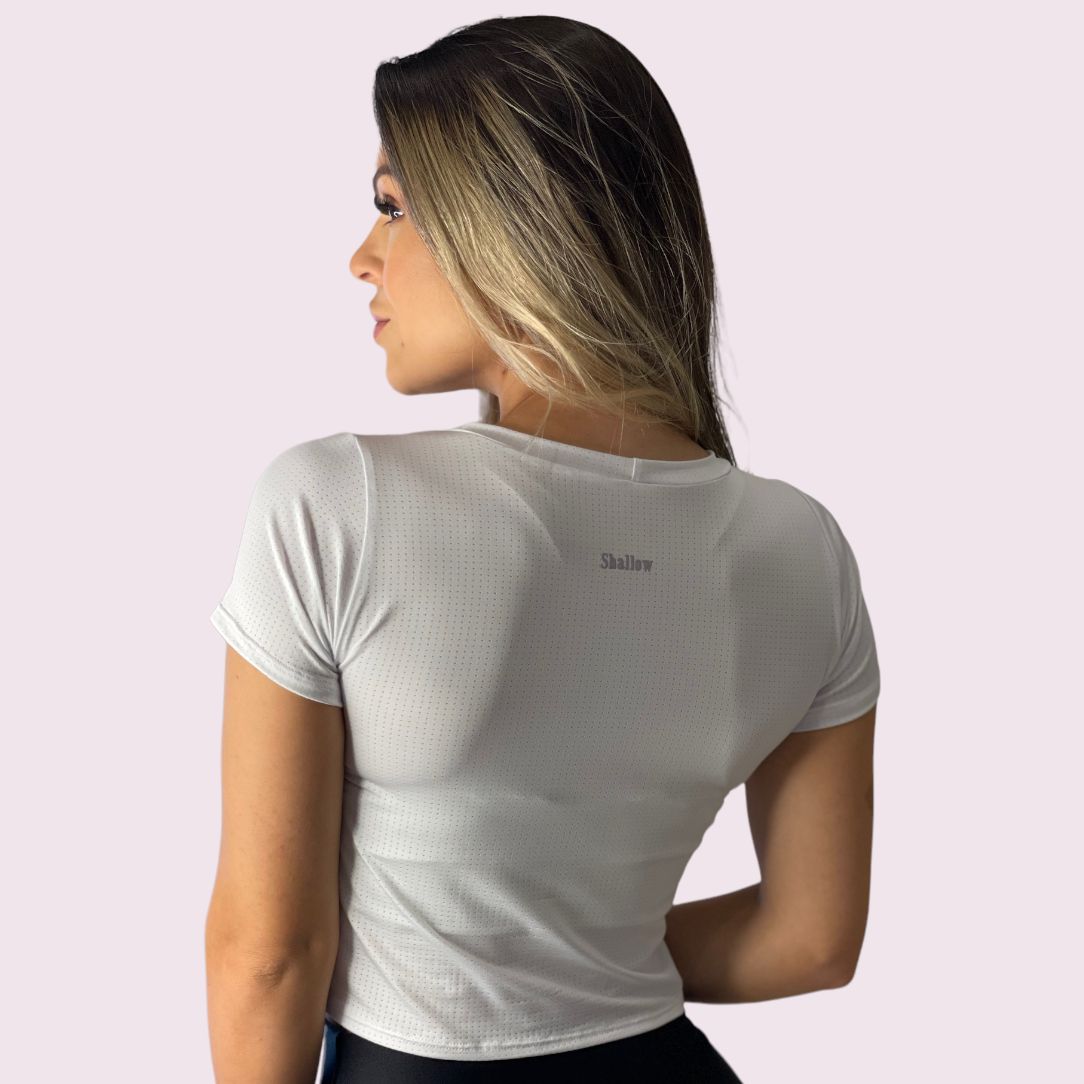Cropped Dry Fit Branco