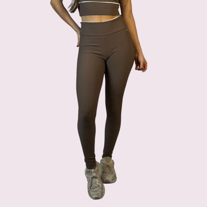 Legging Zoe Cotele Mocha Mousse