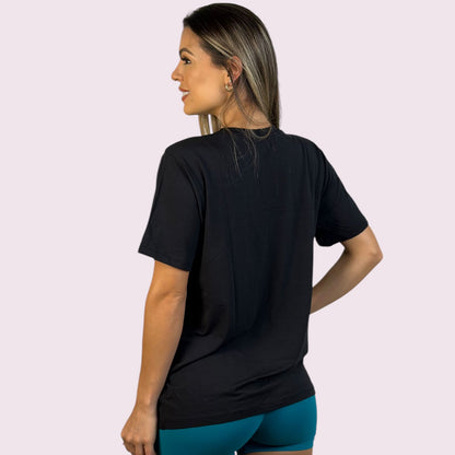 Camiseta Manga Curta Bulking Shallow Preta Unissex