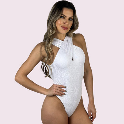 Maiô Catarina Texturizado Branco