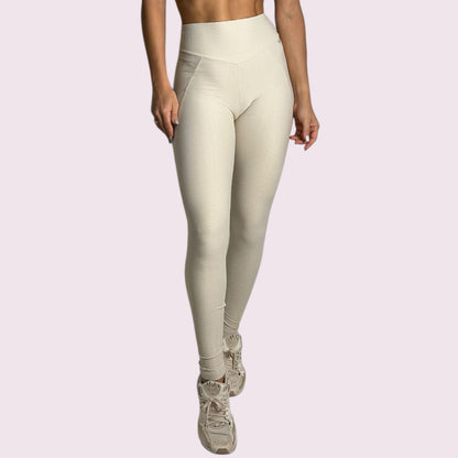 Legging Recortes Ziggy Off White