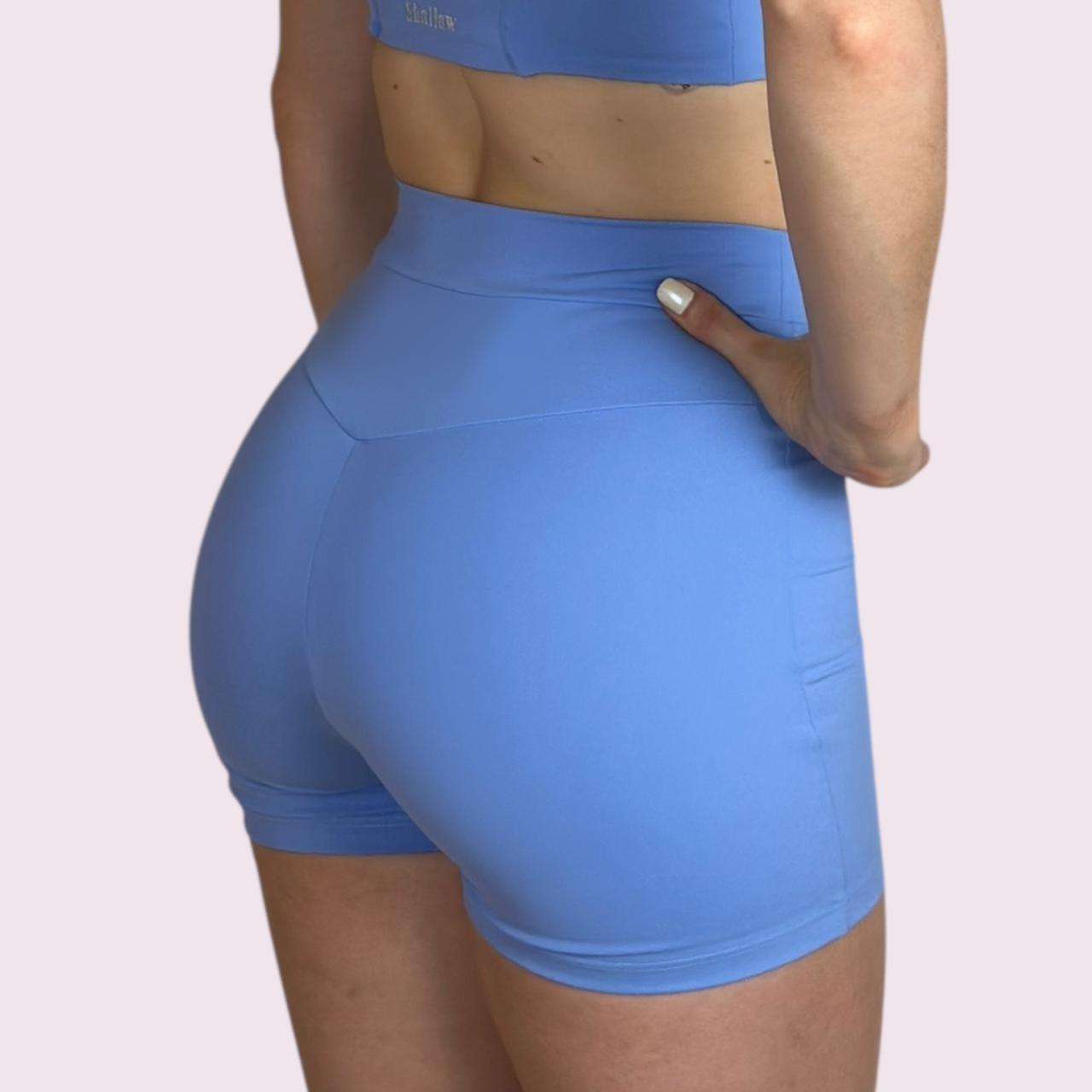 Shorts Elastic Suplex Azul Candy