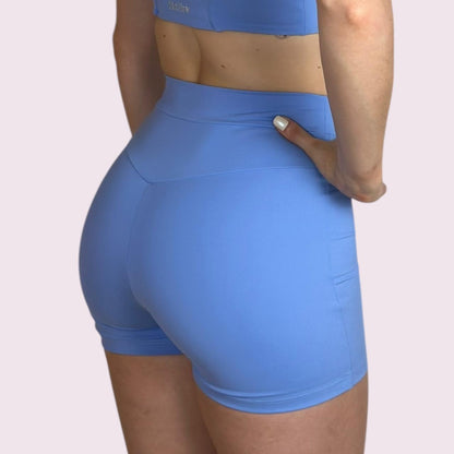 Shorts Elastic Suplex Azul Candy