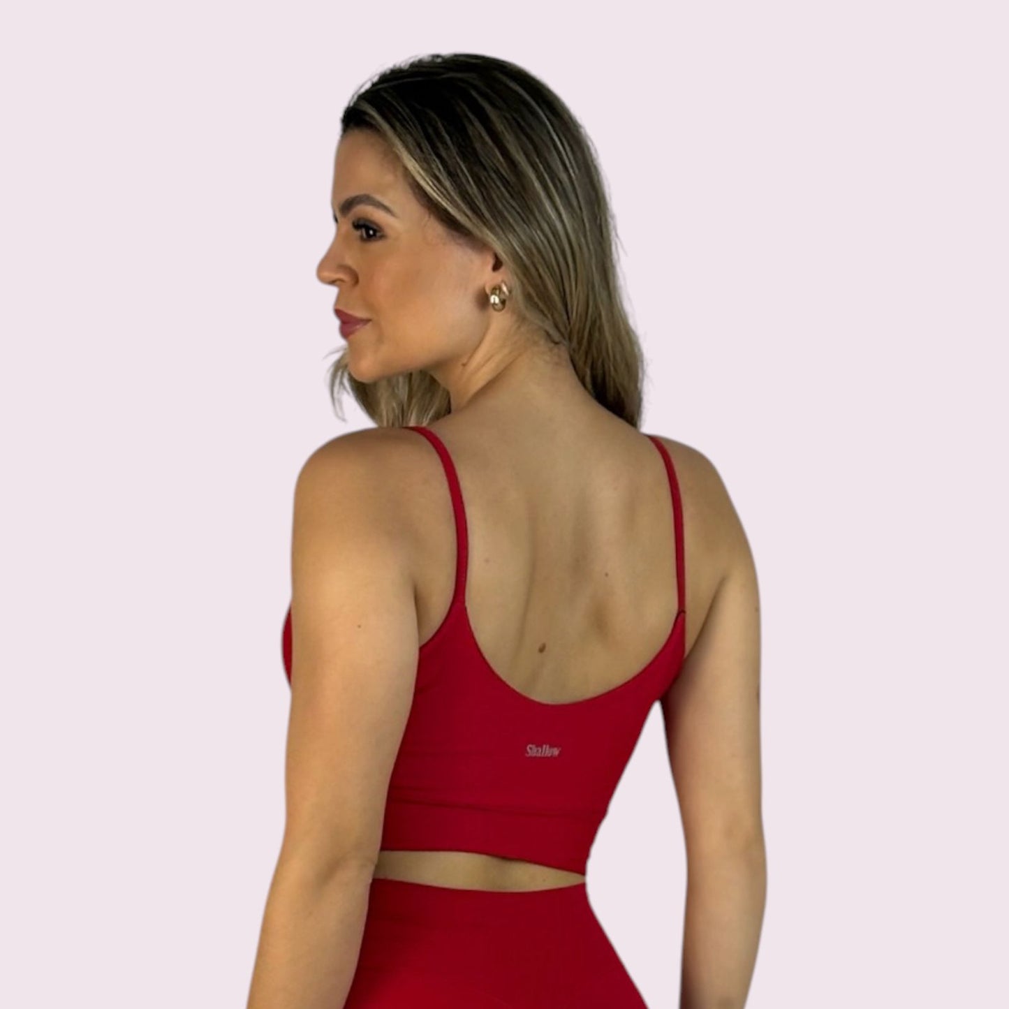 Top Cintia Suplex Vermelho
