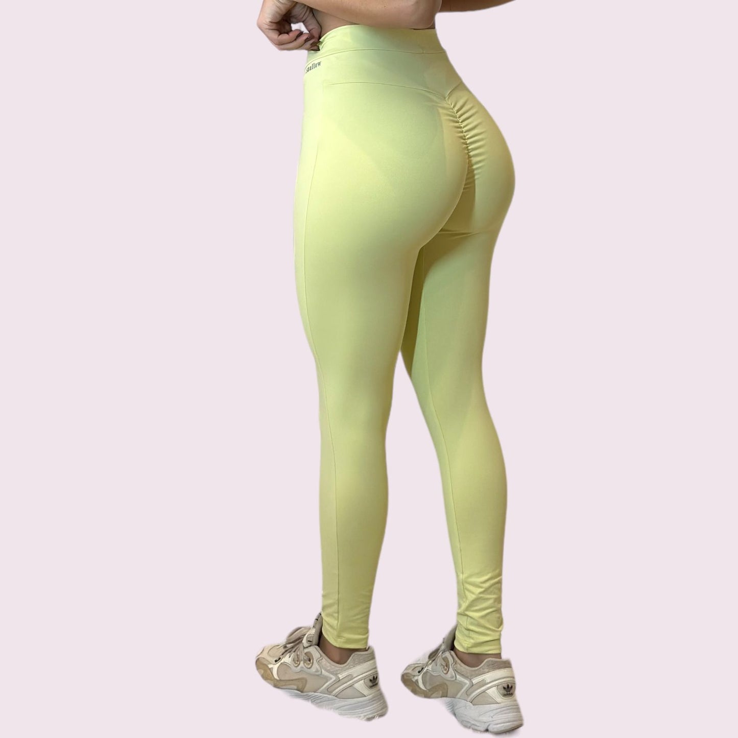 Legging Elastic Empina Bumbum Amarelo Candy