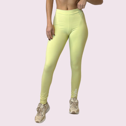 Legging Elastic Empina Bumbum Amarelo Candy