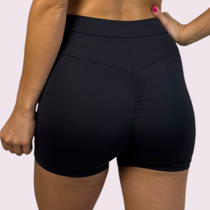 Shorts Elastic Empina Bumbum Suplex Preto