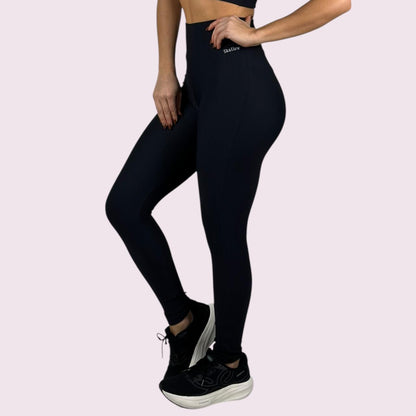 Legging Kim Cotelê Preto