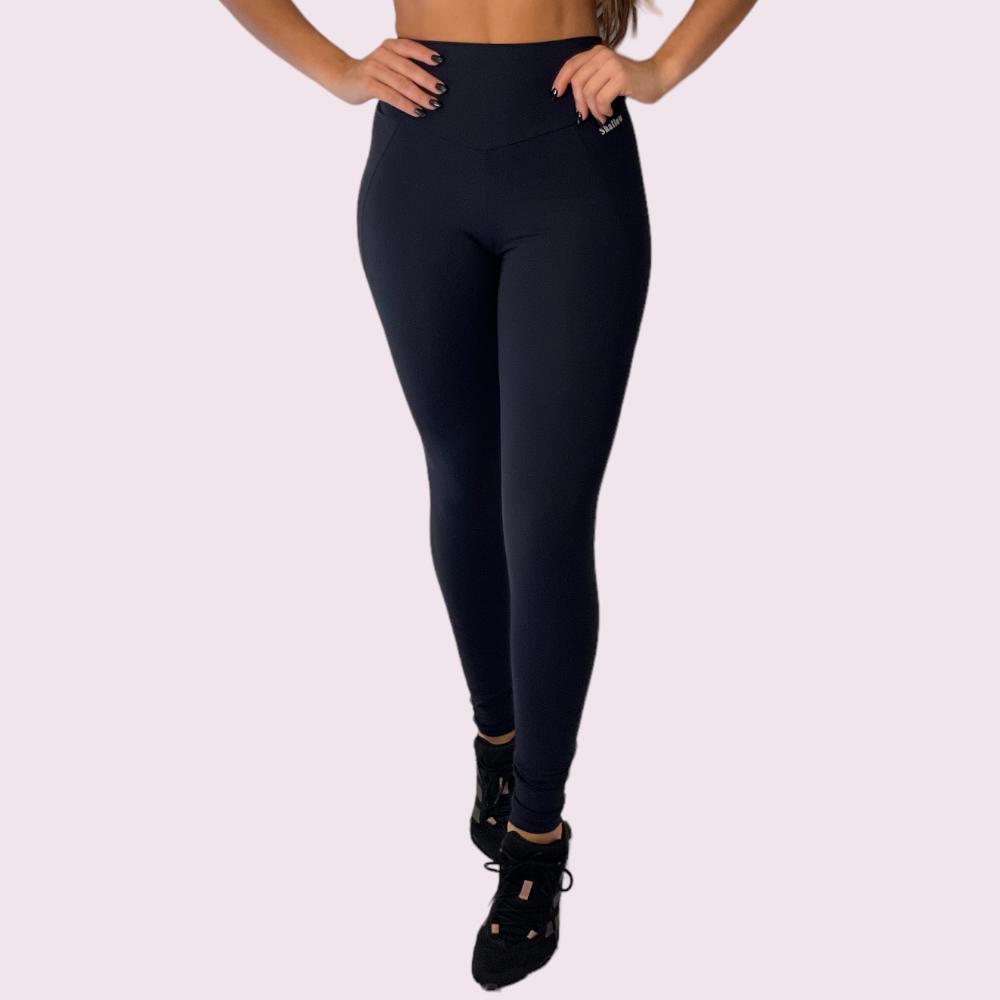 Legging Recortes Suplex Preto