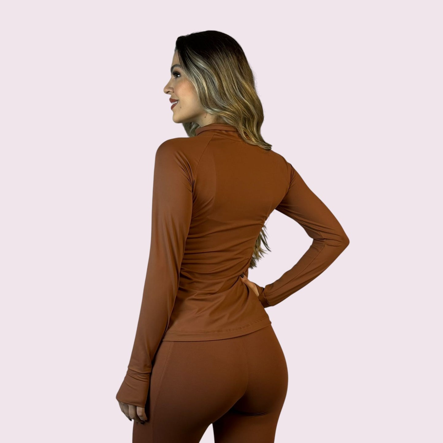 Casaco Slim Terracota