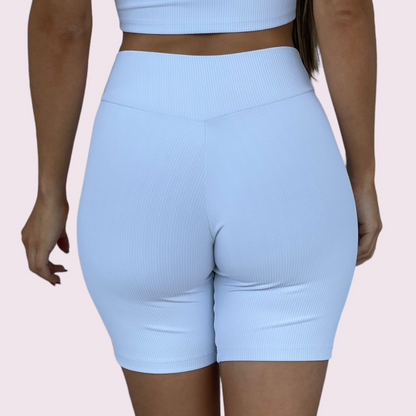 Bermuda Cós V Cotelê Branco