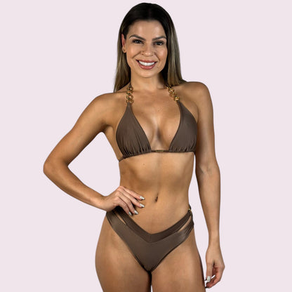 Biquíni Caribe Marrom