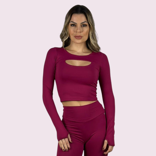 Cropped Mariana Suplex Hibisco