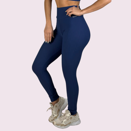 Legging Kim Cotelê Marinho
