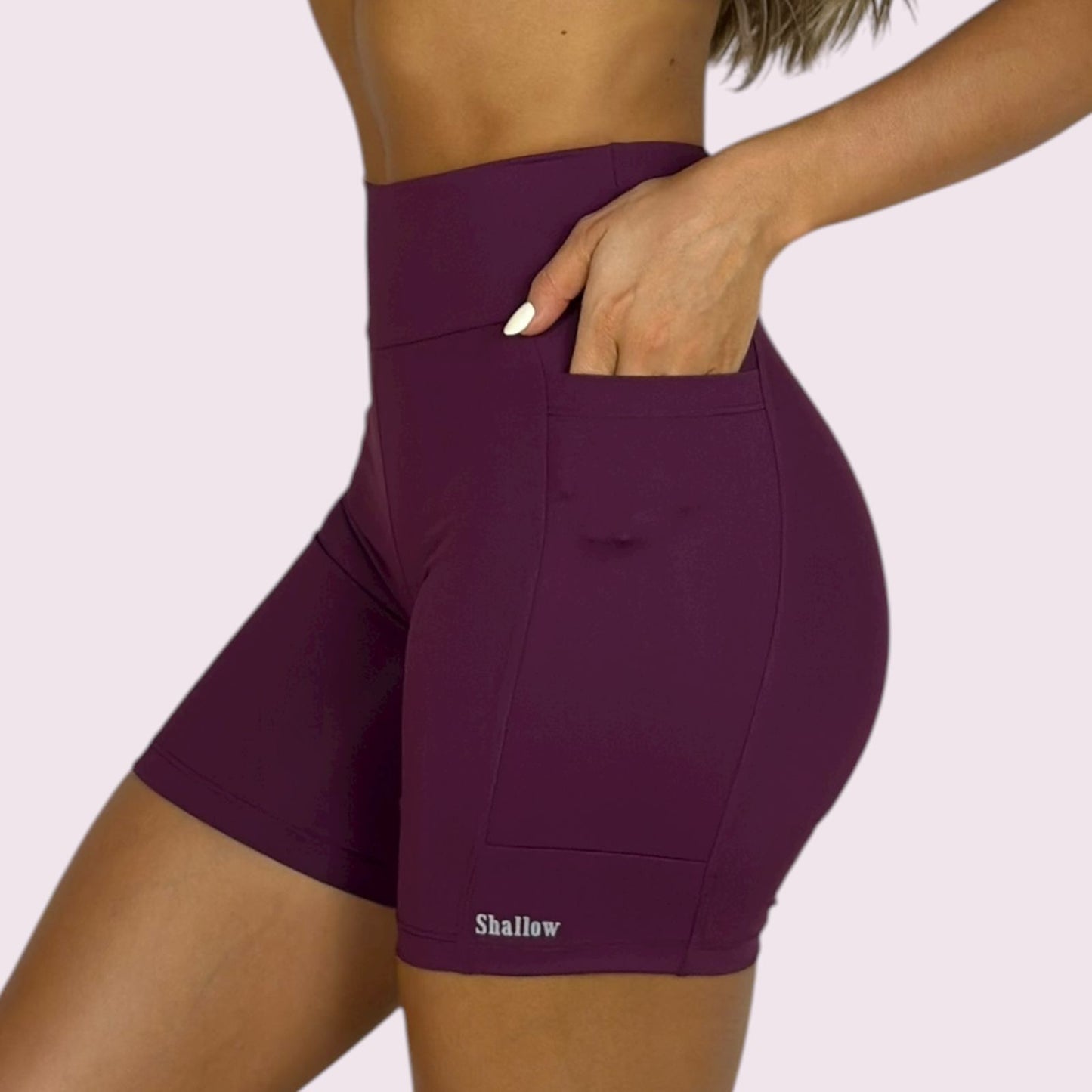 Bermuda com Bolso Suplex Malbec