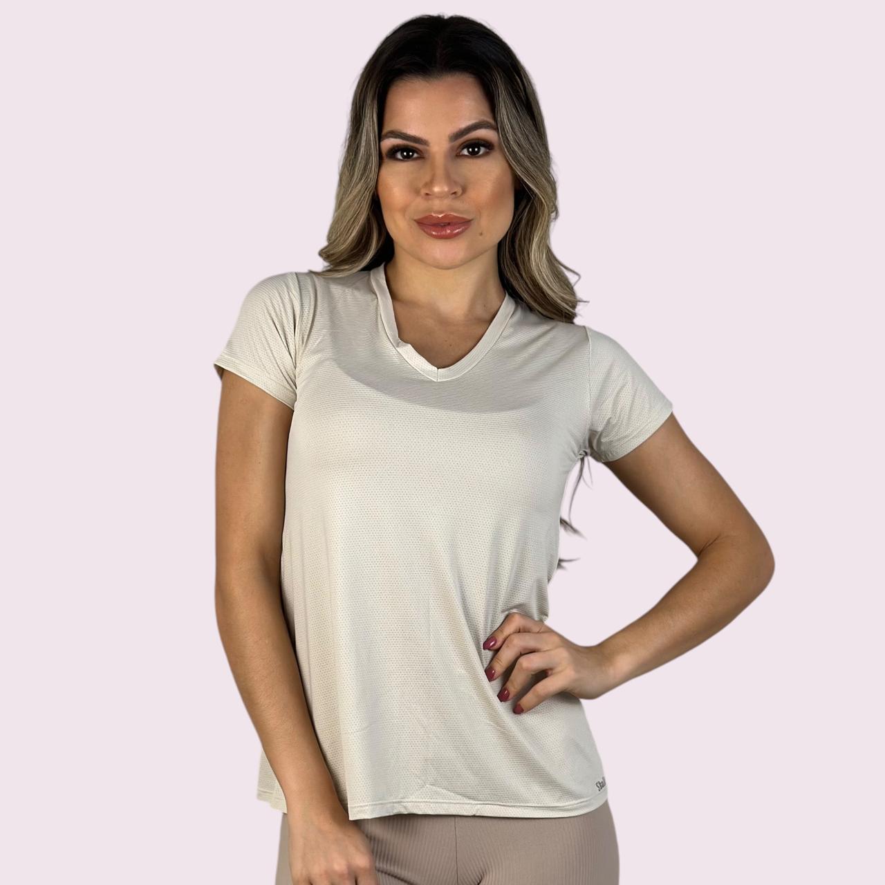 Camiseta Dry Fit Off White