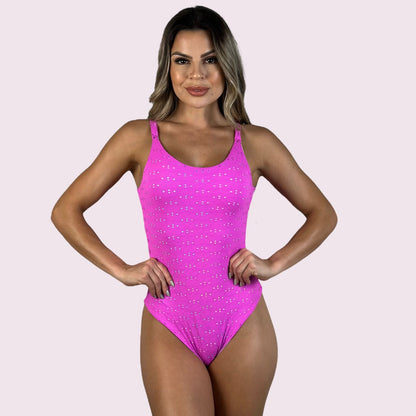 Maiô Pantelária Broderi Fucsia