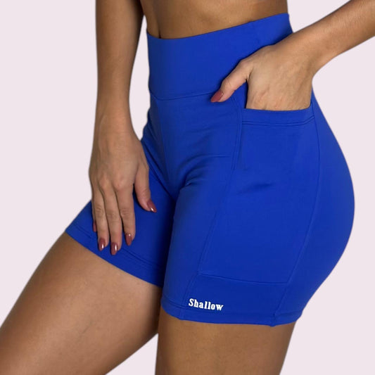 Bermuda com Bolso Suplex Azul