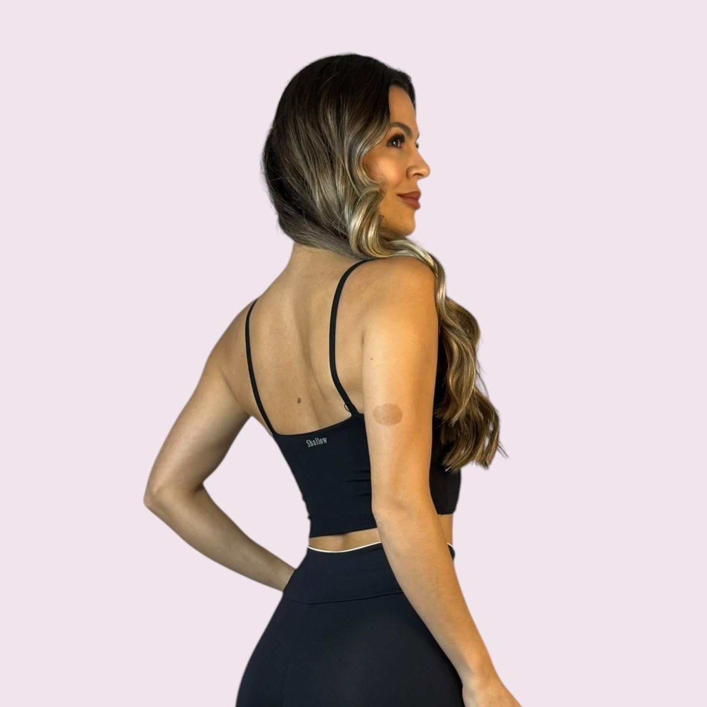 Top Leticia Preto com Branco