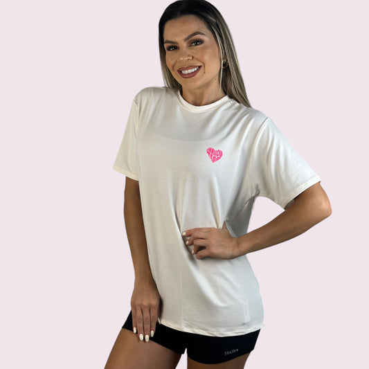 Camiseta Manga Curta Shallow Team Off White Unissex