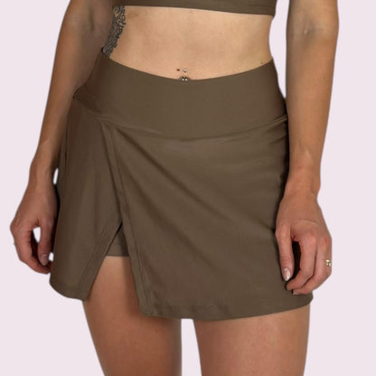 Shorts Saia Atenas Marrom